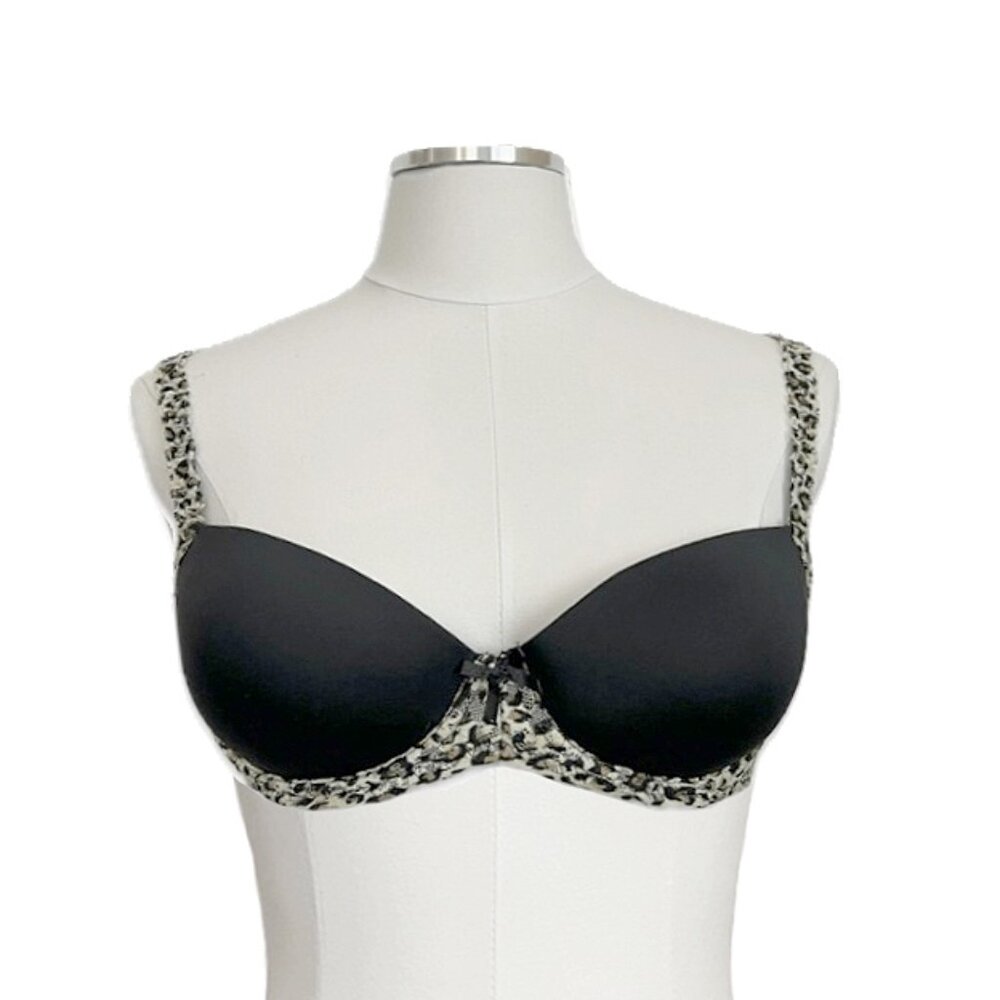 Candies | Leopard Print Embroider Lace Lined Unde… - image 1